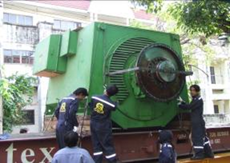 เครื่องกำเนิดไฟฟ้า Hualon ก่อนเข้ากระบวนการซ่อม